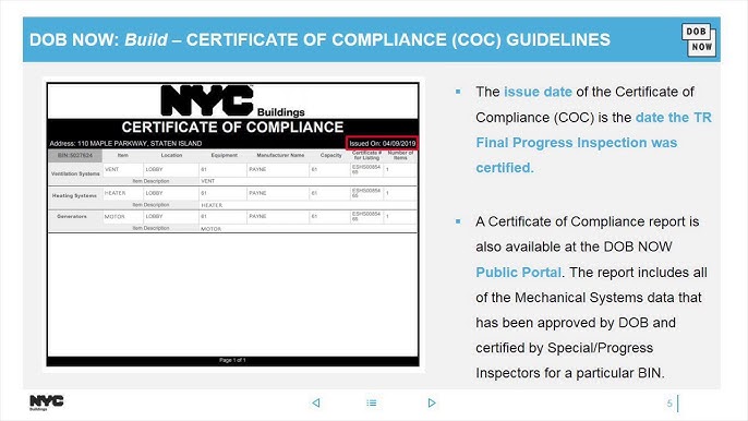 DOB Compliance
